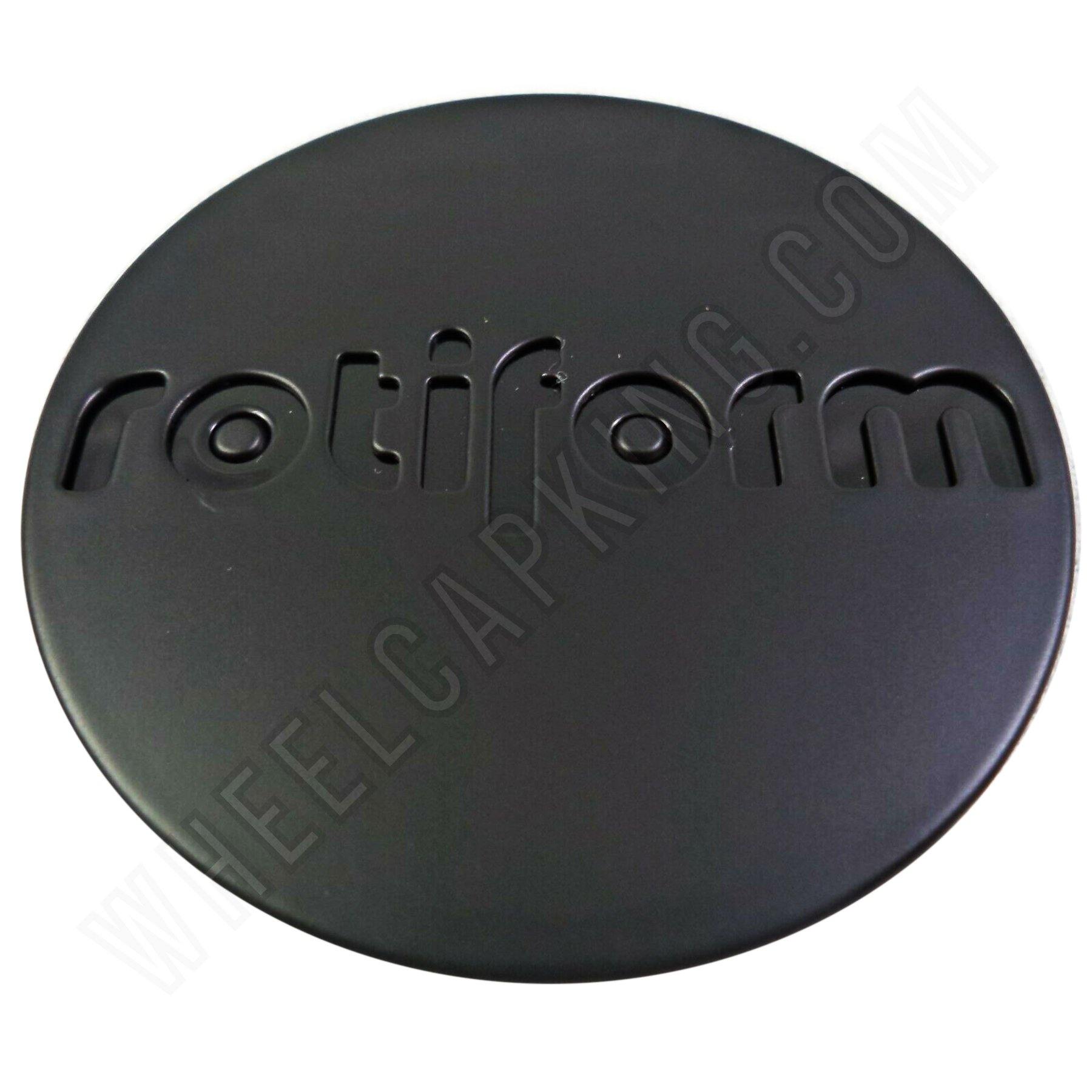 RotiForm Flat Black Custom Wheel Center Caps # 1003-40MB (1 CAP)