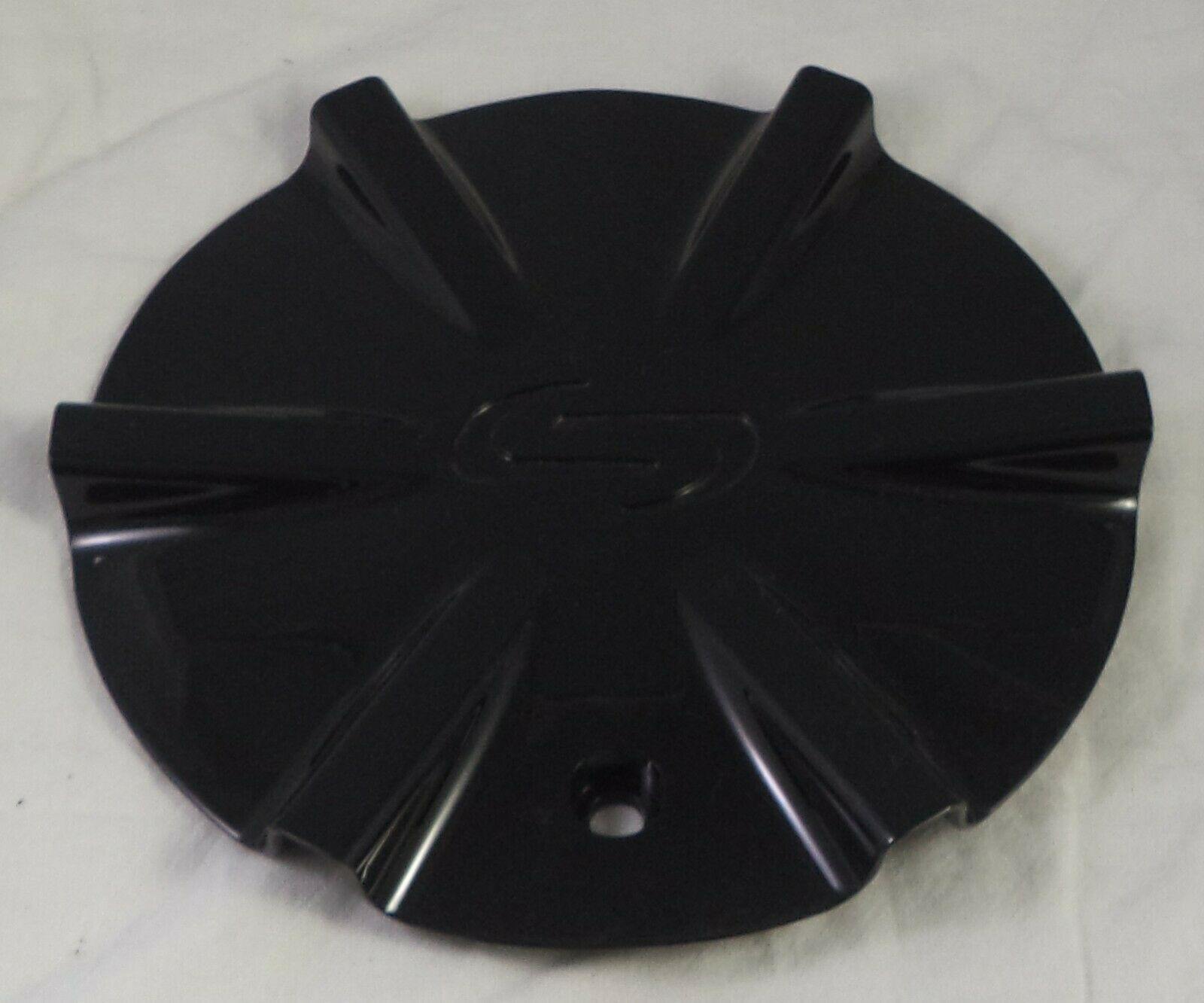 Strada Wheels Gloss Black Custom Wheel Center Cap Caps # S07 / 6462295F-2 (1 CAP)