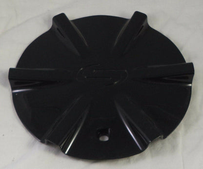 Strada Wheels Gloss Black Custom Wheel Center Cap Caps # S07 / 6462295F-2 (1 CAP)