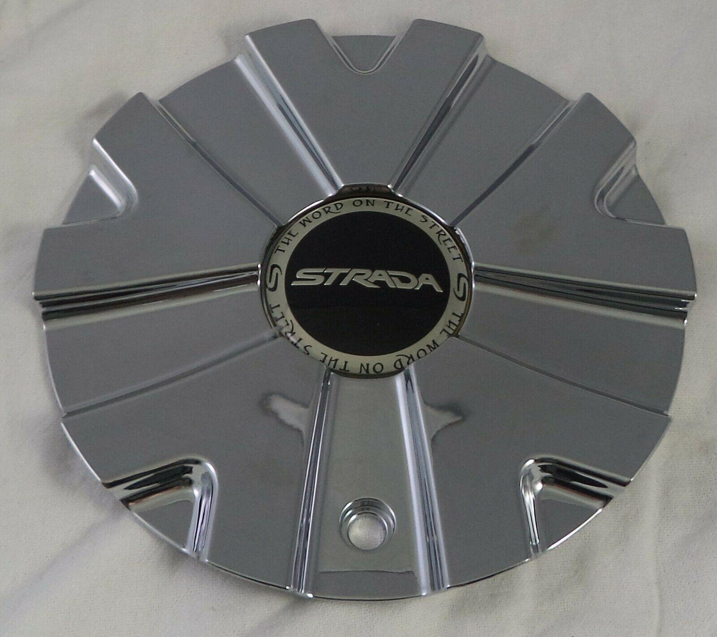 Strada Wheels Chrome Custom Wheel Center Cap # P5193-2285-CAP (1 CAP)