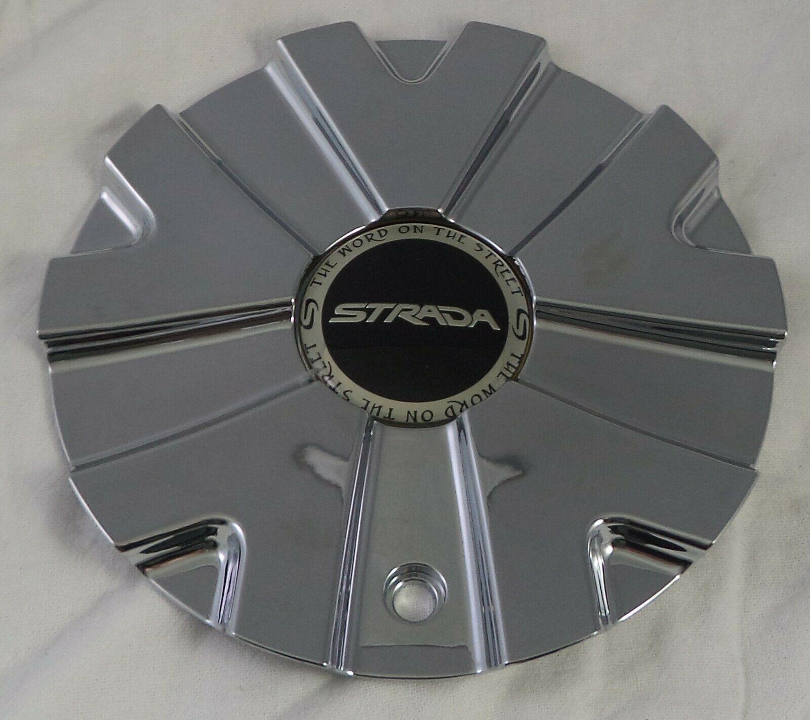 Strada Wheels Chrome Custom Wheel Center Cap # P5193-2285-CAP (1 CAP)