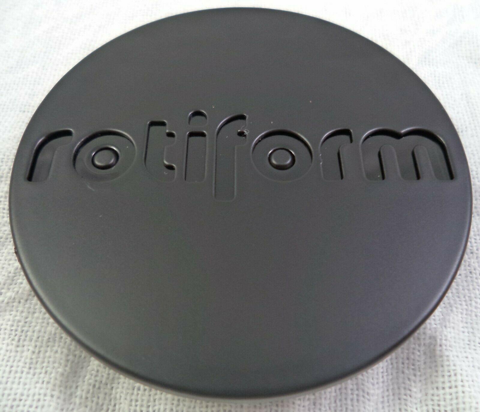 RotiForm Flat Black Custom Wheel Center Caps # 1003-40MB (4 CAPS)