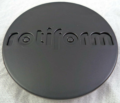 RotiForm Flat Black Custom Wheel Center Caps # 1003-40MB (4 CAPS)
