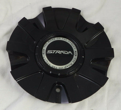 Strada Wheels Gloss Black Custom Wheel Center Cap # S20 / 11512285F-1 (1 CAP)