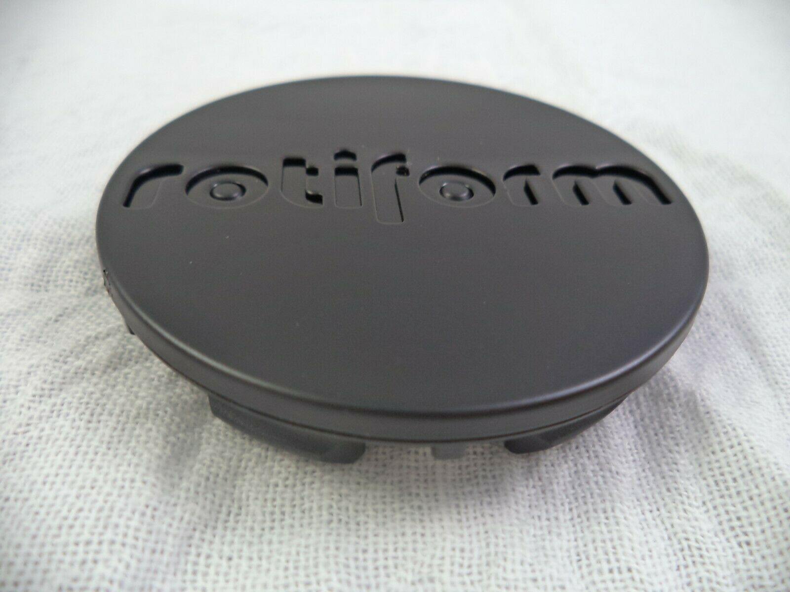 RotiForm Flat Black Custom Wheel Center Caps # 1003-40MB (1 CAP)