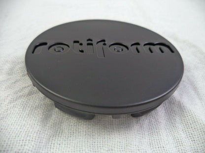 RotiForm Flat Black Custom Wheel Center Caps # 1003-40MB (1 CAP)