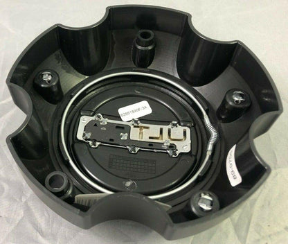 Ultra Motorsports Wheels Flat Black Wheel Center Cap # 89-9756 (1 CAP) NEW+BOLTS