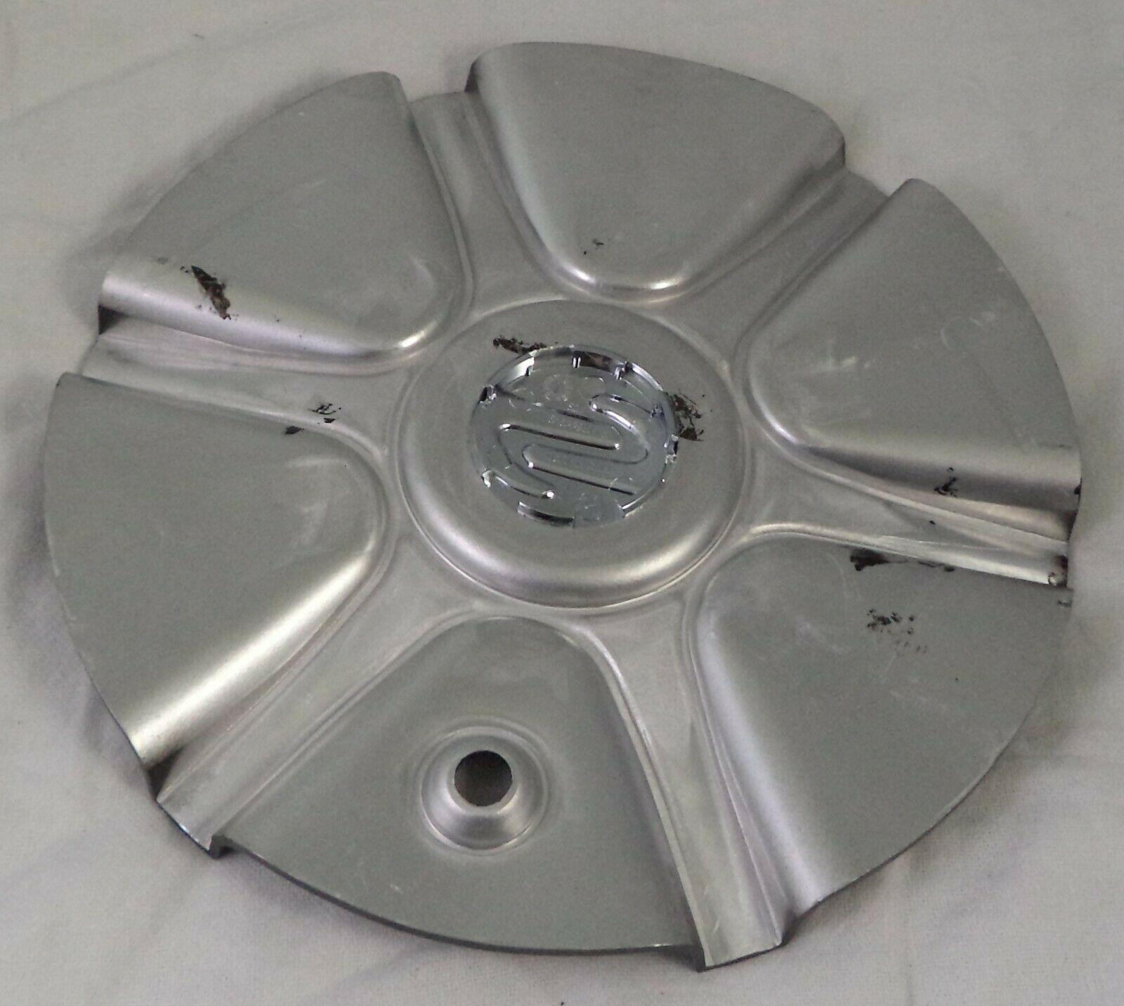 Strada Wheels Gloss Black / Silver Custom Wheel Center Cap Caps # S07 (1 CAP)