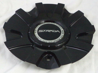 Strada Wheels Gloss Black Custom Wheel Center Cap # S20 / 11512285F-1 (1 CAP)