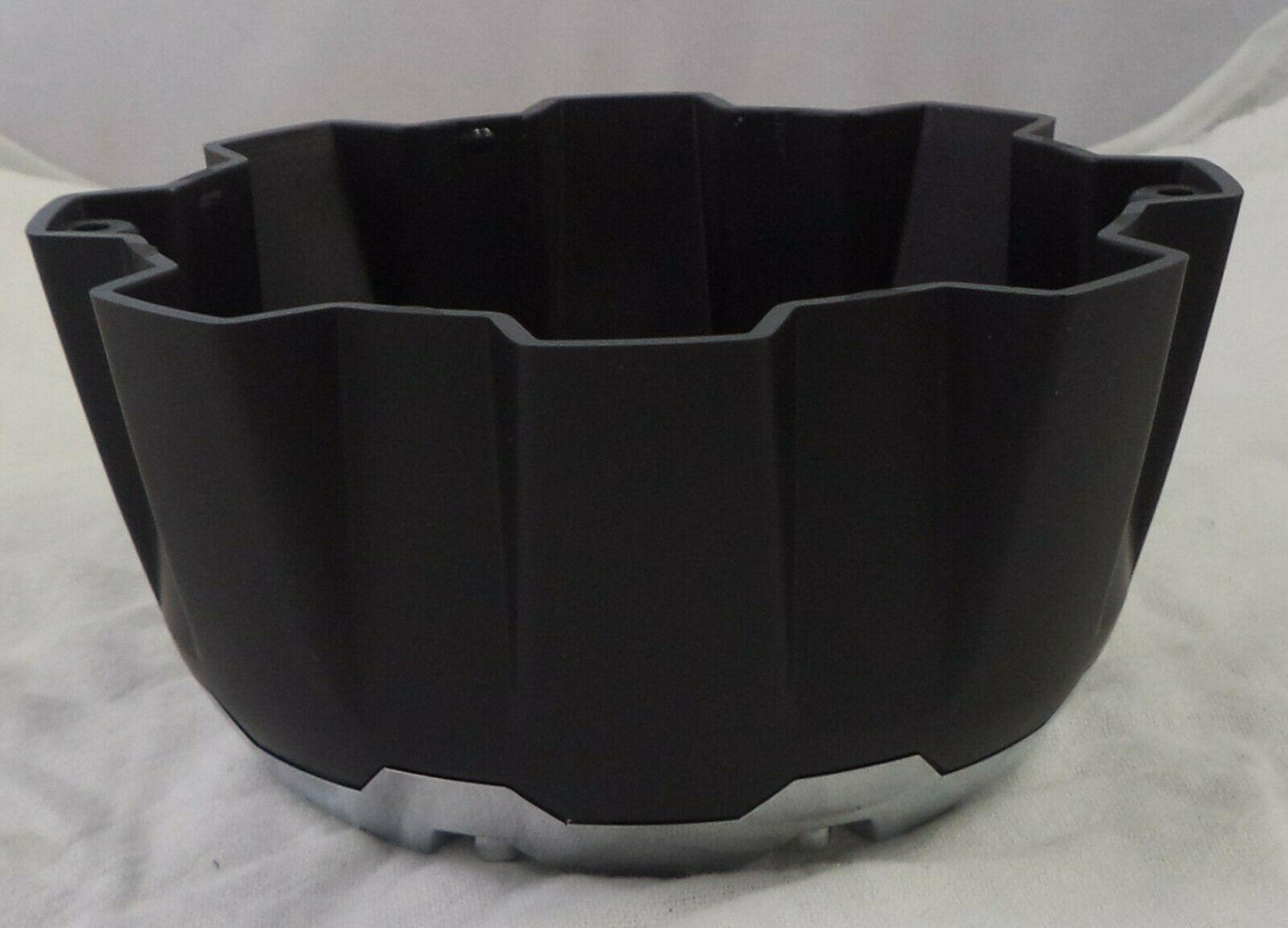 2 Crave Wheels Chrome / Black Custom Wheel Center Cap 8-LUG (1 CAP) W/Screws