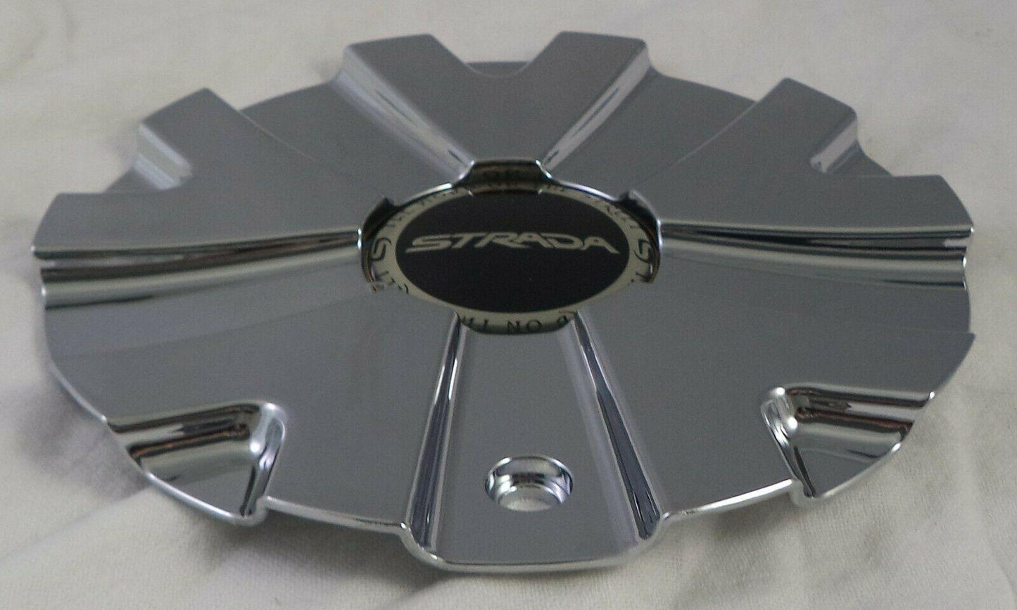Strada Wheels Chrome Custom Wheel Center Cap # P5193-2285-CAP (1 CAP)