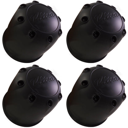 Ultra Wheels Flat Black Custom Wheel Center Cap # 89-8125 (4 CAPS)