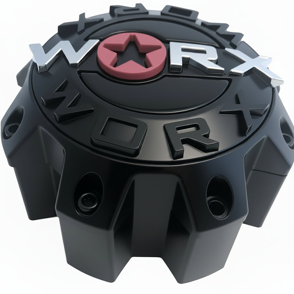 WORX WRX-8808LSB piano black center cap with retaining ring