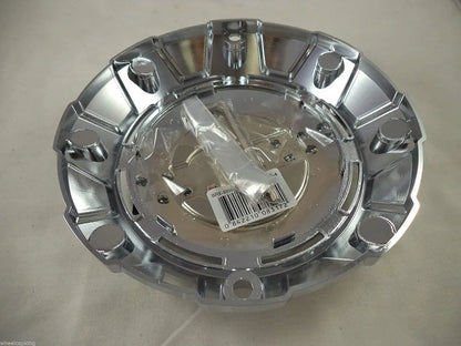 WORX chrome center cap with mounting screws and tool
