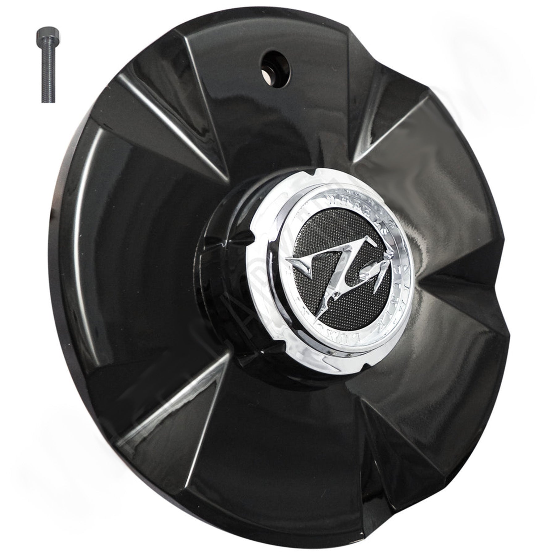 Zinik Wheels Gloss Black Custom Wheel Center Caps # Z20 / SY-CAP (4 CAPS)